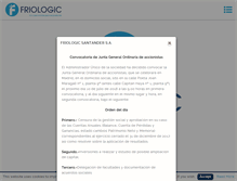 Tablet Screenshot of grupofriologic.com